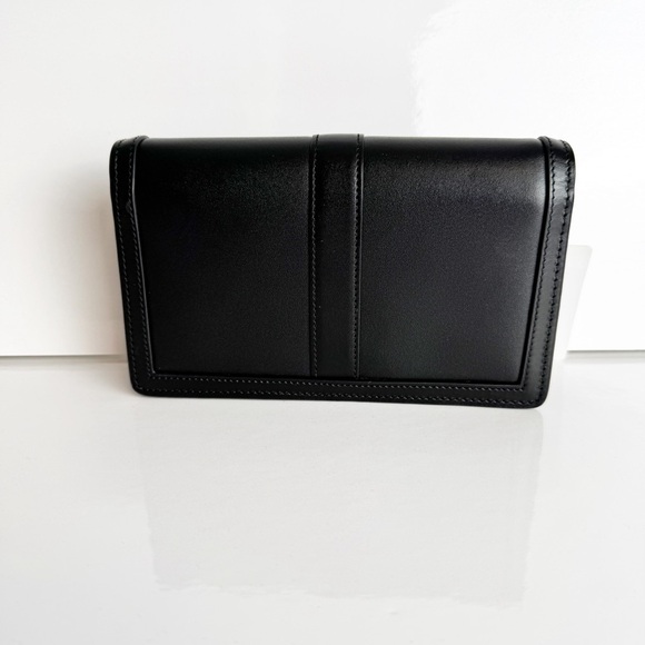 NWT Versace Grecca Goddess Mini Bag (without strap) Clutch in Black and Gold - Picture 3 of 11